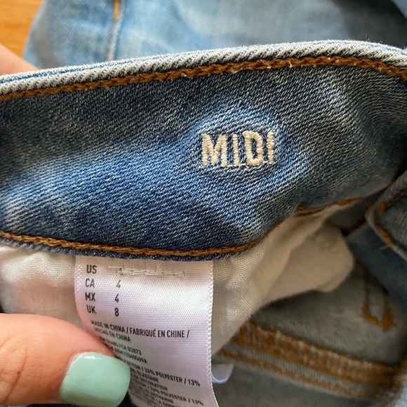 American Eagle Midi Jean Shorts - Picture 3 of 4